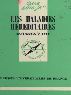 cover image of Les maladies héréditaires